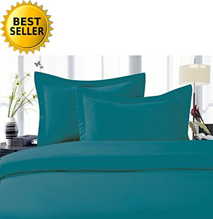Elegant Comfort 4-Piece 1500 Thread Count Egyptian Quality Hypoallergenic Ultra Soft Wrinkle, Fade, Stain Resistant Bed Sheet Sets with Deep Pockets, King, Turqouise