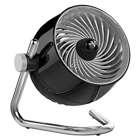 Vornado Pivot3 Compact Air Circulator Fan with Pivoting Axis, 3 Speed Settings, Removable Grill for Cleaning, Perfect for Home, Office, Dorm Use, Black