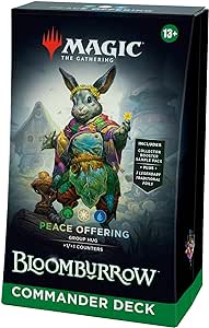 Magic: The Gathering Bloomburrow Commander Deck - Peace Offering (100-Card Deck, 2-Card Collector Booster Sample Pack   Accessories)