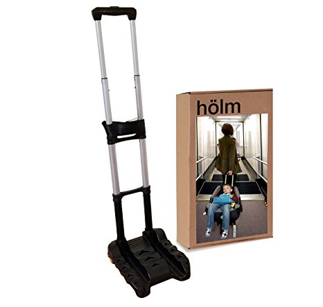 Holm Airport Car Seat Stroller Travel Cart and Child Transporter - A Carseat Roller for Traveling. Foldable, storable, and stowable under your airplane seat or over head compartment.