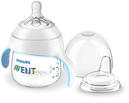 Philips Avent My Natural Trainer Sippy Cup, Clear, 5oz, 1pk, SCF262/03