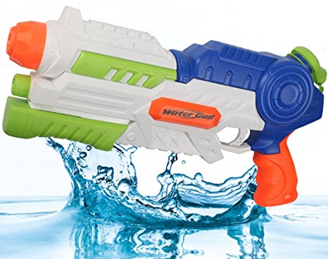 Water Gun Soaker Squirt 1200CC Moisture Capacity Party and Outdoor Activity Water Fun Blaster for Children