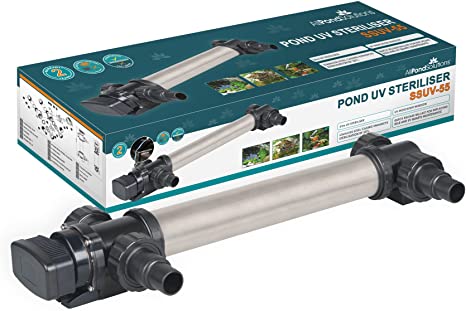 All Pond Solutions SSUV-55 Aquarium UV Clarifier/Steriliser, 55 W