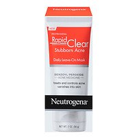 Neutrogena Rapid Clear Stubborn Acne Daily Leave-On Mask, 2 oz - 2pc