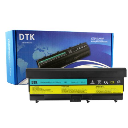 Dtk Extended Laptop Notebook Battery Replacement for LENOVO IBM Thinkpad E40 E50 0578 E420 E425 E520 E525 L410 L412 L420 L421 L510 L512 L520 Sl410 Sl510 T410 T420 T510 T520 W510 W520 108V 7800MAH