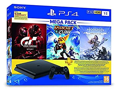 PS4 1TB slim/Horizon Zero Dawn CE/GT Sport II/Ratchet &Clank/PS 3M