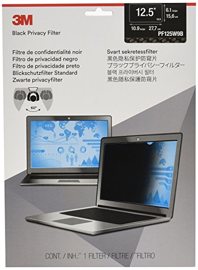 3M Privacy Filter for Widescreen Laptop 12.5" (PF125W9B)