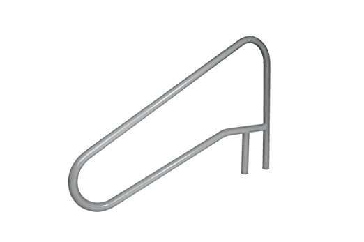 Tiamat 80102 Stainless Steel Swimming Pool Stair Rail with Cross Brace, 54"