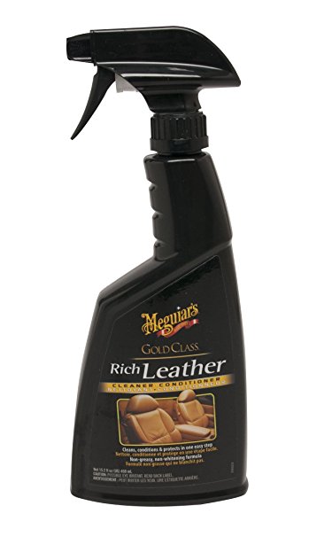 Meguiar's G10916C Gold Class Rich Leather Cleaner and Conditioner