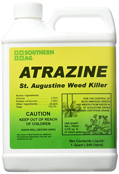 Southern Ag 006130 Atrazine St. Augustine Weed Killer 32oz Specialty Herbicide