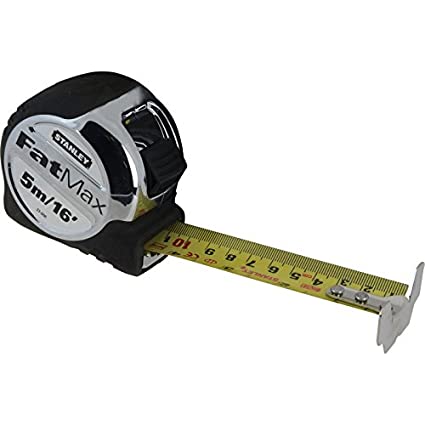 Stanley STA533886 Fatmax Xtreme Tape, Dual Scale, 5m Length
