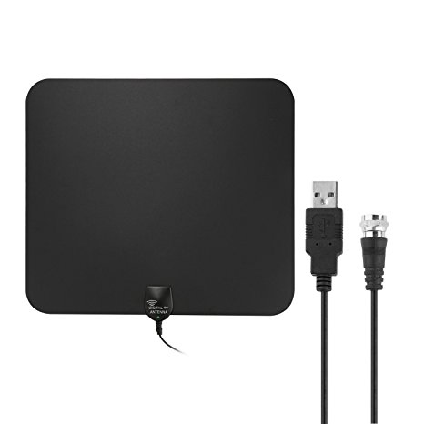 Holisouse HD Antenna 50 Miles Range Digtial Amplified TV Antenna with Amplifier Signal Booster, HDTV Indoor Antenna for High Reception Homeworx Antenna