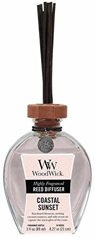 WoodWick Coastal Sunset Reed Diffuser, 3 oz.