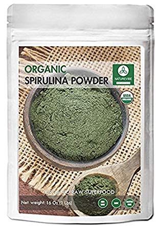 Organic Spirulina Powder - 100% Pure and Natural (16 Ounces)
