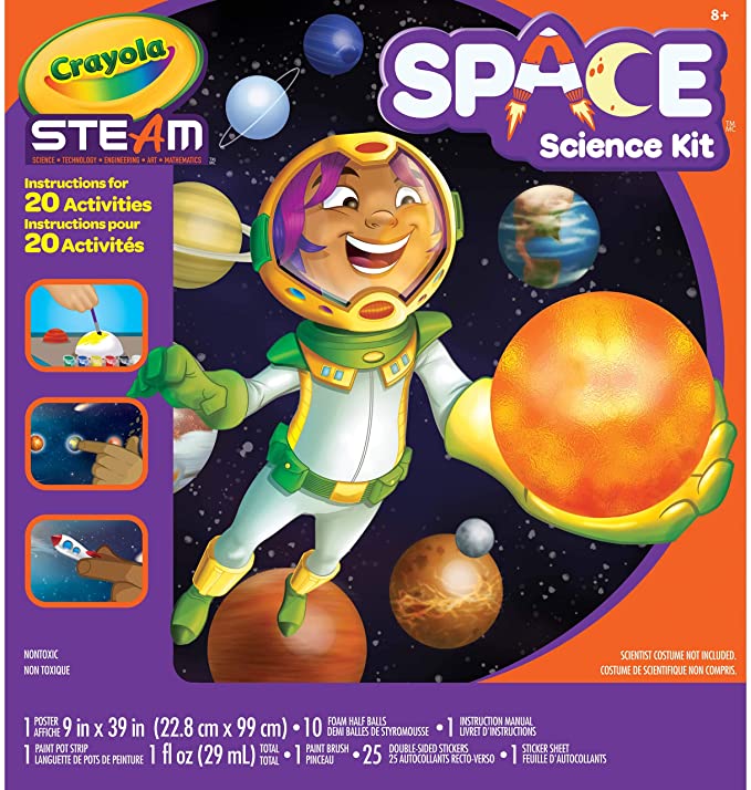 Crayola Solar System Science Kit, Educational Toy, Gift for Kids, Ages 8, 9, 10, 11