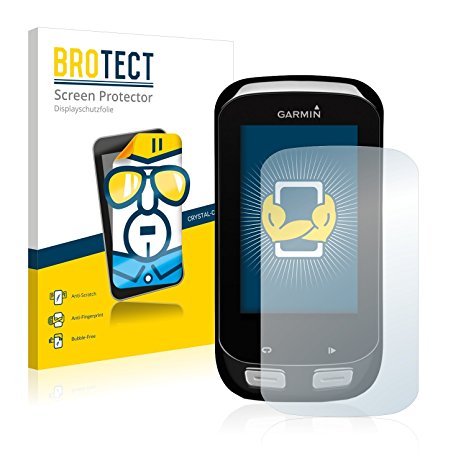 2x BROTECT Screen Protector Garmin Edge 1000 Protector - Crystal-Clear, Anti-Fingerprint