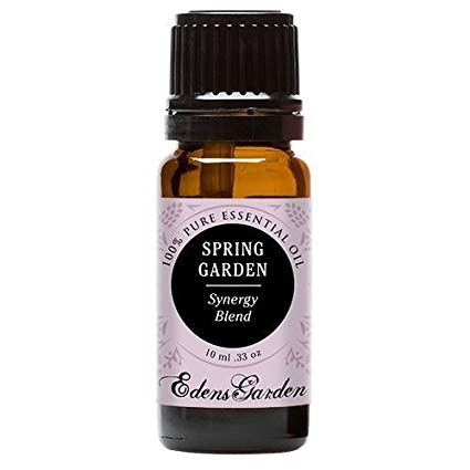 Spring Garden Synergy Blend Essential Oil- 10 ml by Edens Garden (Orange, Cedarwood, Lavender, Key Lime, Tangerine, Lemon, Vetiver, Geranium, Lemongrass, Copaiba,and Jasmine)