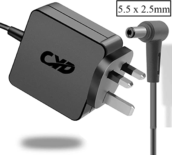 CYD 33W PowerFast-Replacement for Laptop-Charger Asus X551M X555L X551MA X551MAV X551C X551CA X551 X555 X555LA X555B X555U X555Y X751 X751M X505B X451 Notebook Power-Supply
