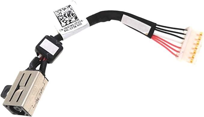 DC Power Jack Socket in Cable with Wire Harness 064TM0 for Dell XPS 15 9550 9560 9570 P56F001/Precision 5510 5520 5530 5540