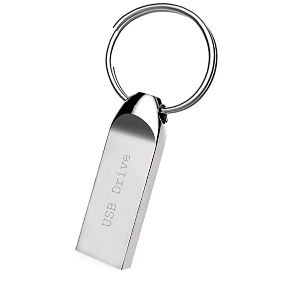 USB Flash Drive 512GB, Tankeo PC Memory Stick Thumb Waterproof Backup Drive with Keychain-Silver