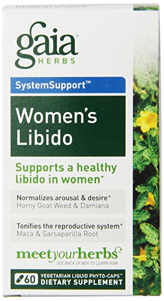 Gaia Herbs Women's Libido Liquid Phyto-Capsules, 60 Count