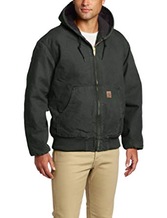 Carhartt Men's Quilted Flannel Lined Sandstone Active Jacket J130