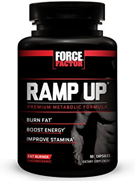 Force Factor Ramp Up, Premium Thermogenic Fat Burner with Energy-Maximizing Formula, 60 Count