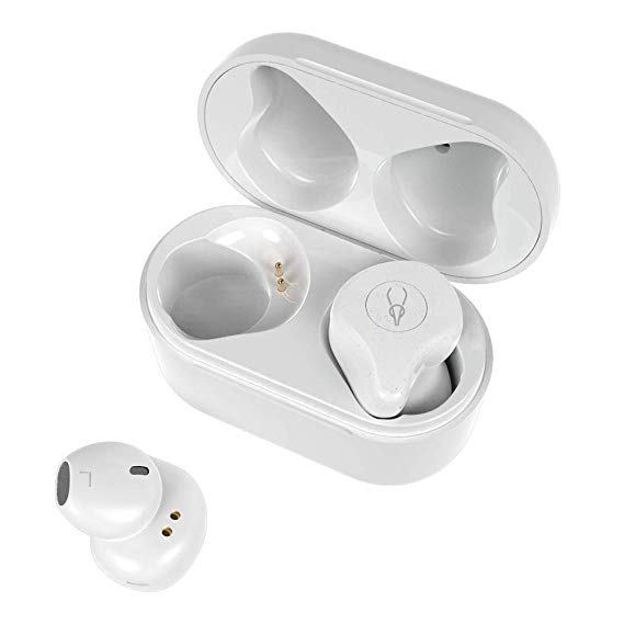 okcsc X12 Pro Bluetooth 5.0 TWS Earbuds,True Wireless Headphones Bluetooth In ear earphones With 750mAh Battery Case,Noise Reducing,Clear Sound quality(White)