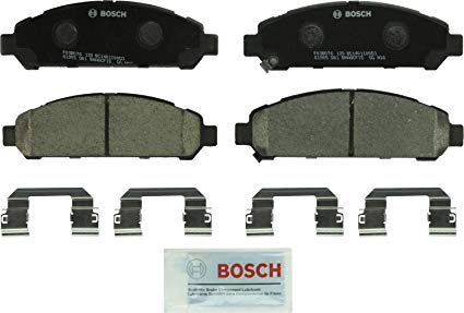 Bosch BC1401 QuietCast Premium Ceramic Disc Brake Pad Set For 2009-2016 Toyota Venza; Front