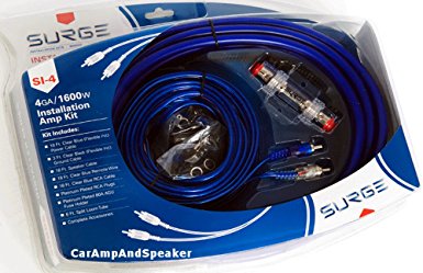 Surge Installer Series Amp Installation Kit (4 Gauge, 1,600 Watts)