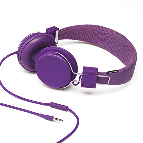 Urbanears Plattan Folding Classic Full Size Headphones with "Zound Plug" - Color: Purple