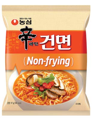 Nongshim Korean Famous Ramen Variety Selection (농심 라면) (Shin Light (신 건면), 4 Pack)