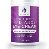 Youthful Radiance Eye Cream for Dark Circles and Puffiness - Anti-Aging and Wrinkles - Powerful Natural and Organic Ingredients Green Tea Licorice Vitamin C AppleTamanu Oil Rosehip Seed Oil - Foxbrim 5OZ