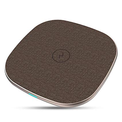 Fast Wireless Charger, Qi Certified 10W Wireless Charger for Samsung Galaxy S9/S9 Plus/Note 8/S8, 7.5W iPhone Charging Pad for iPhone X/8/8 Plus, 5W for All Qi-Enabled Devices