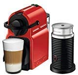 Breville Inissia Espresso Machine Red Bundle with Aeroccino