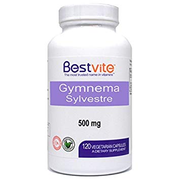 Gymnema Sylvestre 500mg (120 Vegetarian Capsules) - Standardized to 75% Gymnemic Acid - No Stearates - No Fillers - No Flow Agents