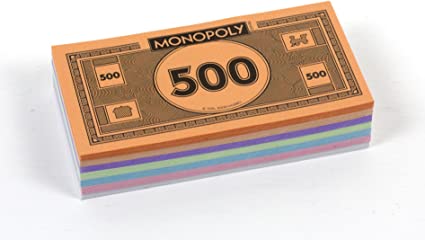 Monopoly Money Bundle for Monopoly Board Game, Classic Monopoly Gameplay Ages 8 and Up