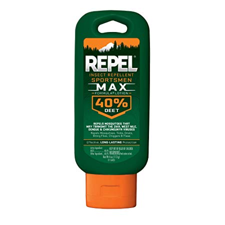 REPEL Sportsmen Max Formula Insect Repellent Lotion, 4-oz