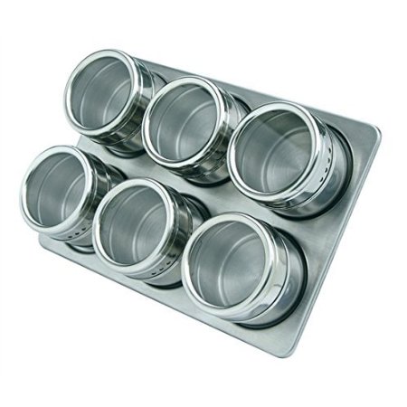 Diny Home & Style Magnetic Spice Rack & Tins
