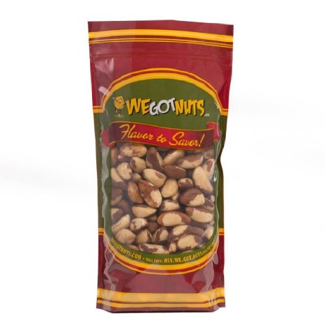Brazil Nuts - 2 Pounds Whole Shelled Raw Natural We Got Nuts