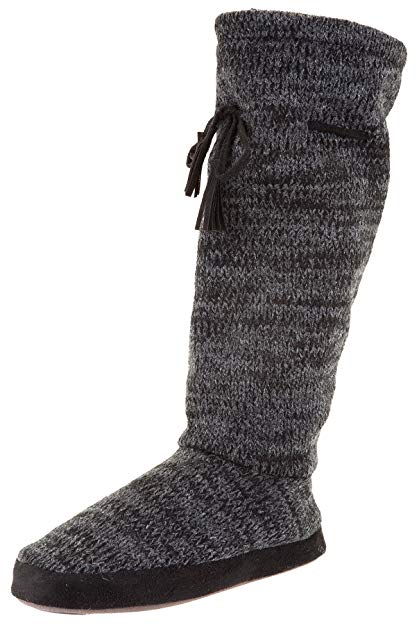 Muk Luks Women's Tall Fleece-Lined Slipper Boot