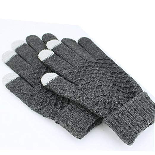 Winter HOT Soft Thicken Knitted Gloves Touch Screen Texting Gloves for Smartphones PC Laptop Tablet Driving Skiing Cycling Outdoors Gloves Liners Smart Touch-nology in Fingertips Gloves from WaitingU