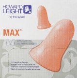 Howard Leight MAX1 Earplugs Uncorded NRR33 Box200 Count