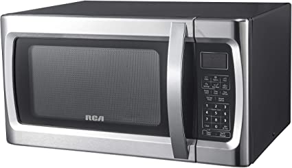 RCA RMW1178 1.1 Cu Ft Stainless Steel Countertop Microwave Oven, Multi Function, Programmable, 1000W