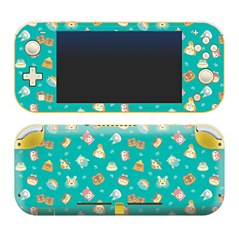 Controller Gear Animal Crossing: New Horizons - Teal Icons - Nintendo Switch Lite Skin