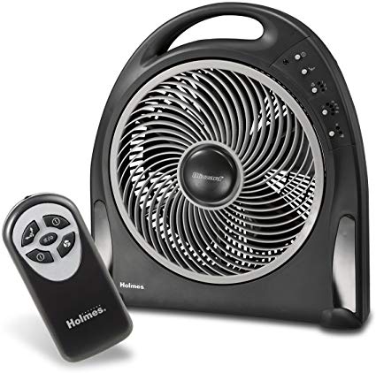 Holmes HAPF624R-UC 12 Inch Blizzard Remote Control Power Fan with Rotating Grill (Renewed)