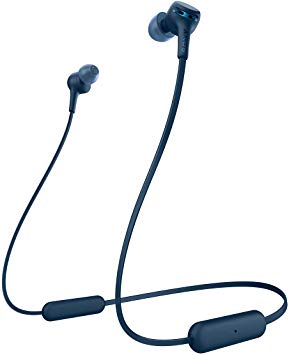 Sony Wi-XB400 Extra Bass Wireless In-Ear Headphones, 15 Hours Battery Life, In-Line Remote, Hands-Free Call, Voice Assistant - Blue