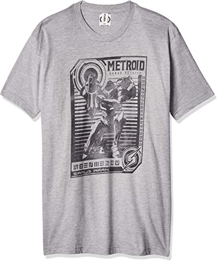 Nintendo Mens Metroid Men's Graphic Tees