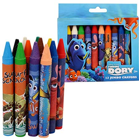 Disney Pixar Finding Dory 12 JUMBO Crayons