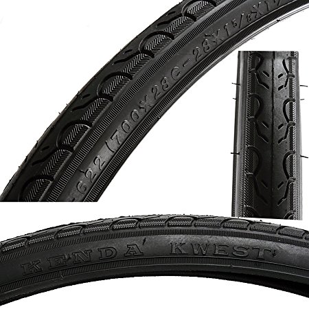 Kenda Kwest Black Tire 700x28c- 28x1 5/8x1 1/8